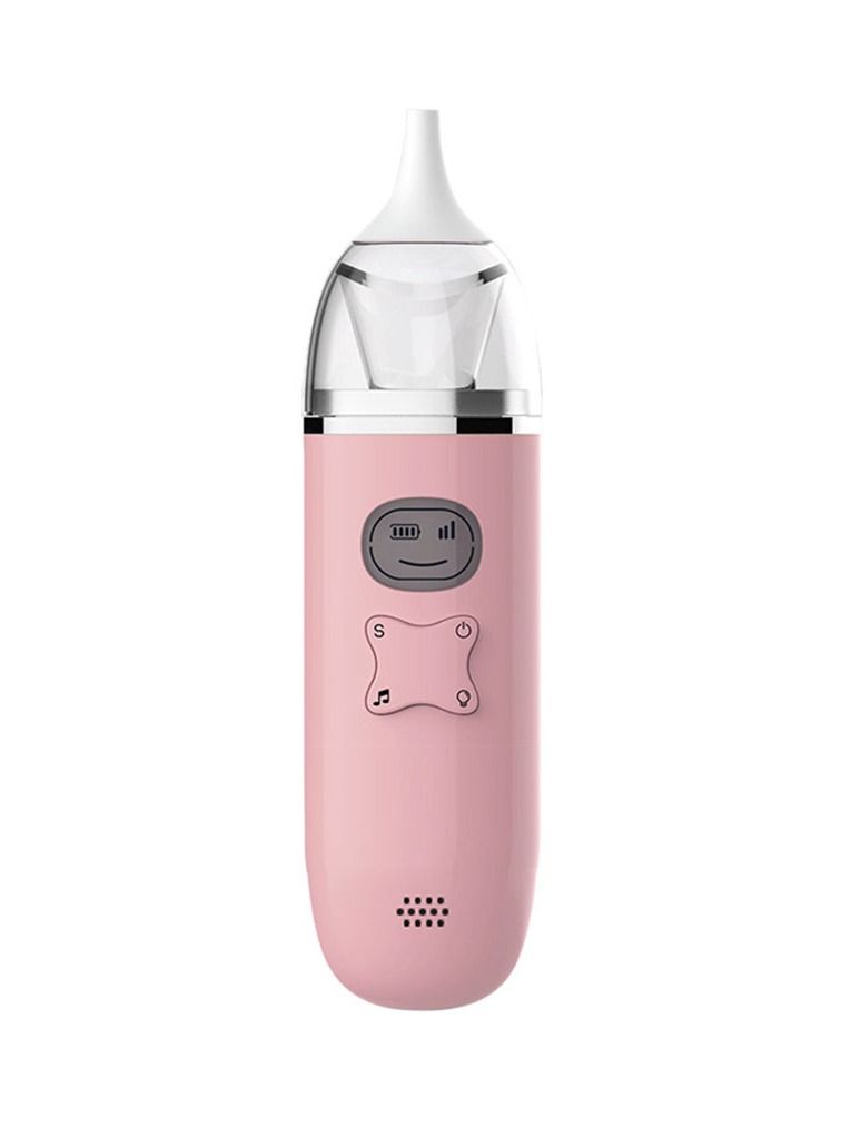 Baby Nasal Aspirator Baby Children Silicone Nasal Suction Cleaner Electric Nasal Aspirator Pink