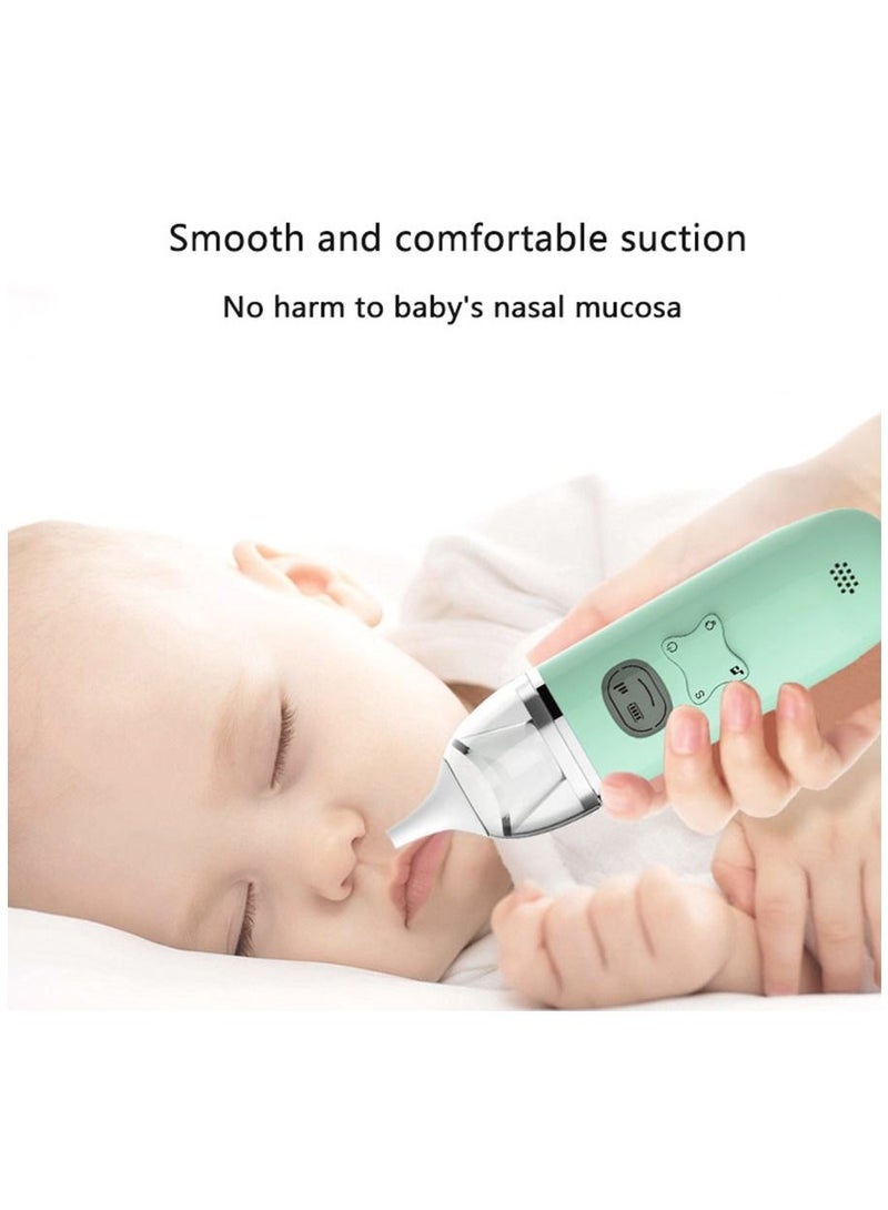 Baby Nasal Aspirator Baby Children Silicone Nasal Suction Cleaner Electric Nasal Aspirator Pink