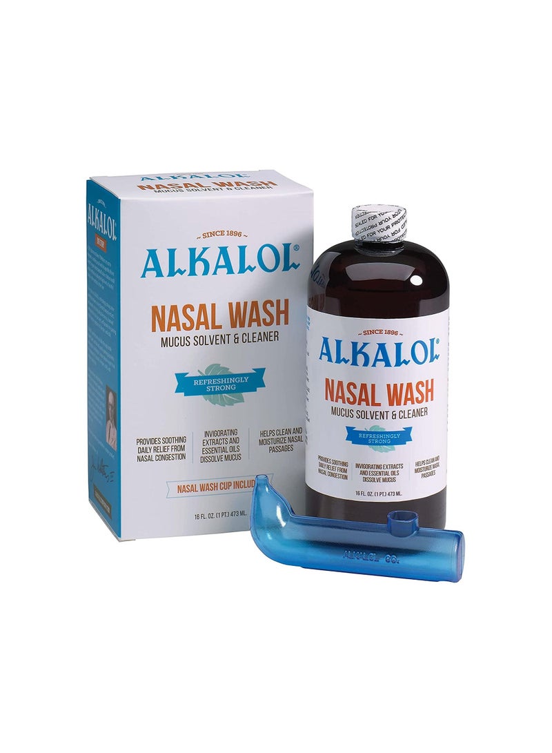 Soothing natural nasal wash