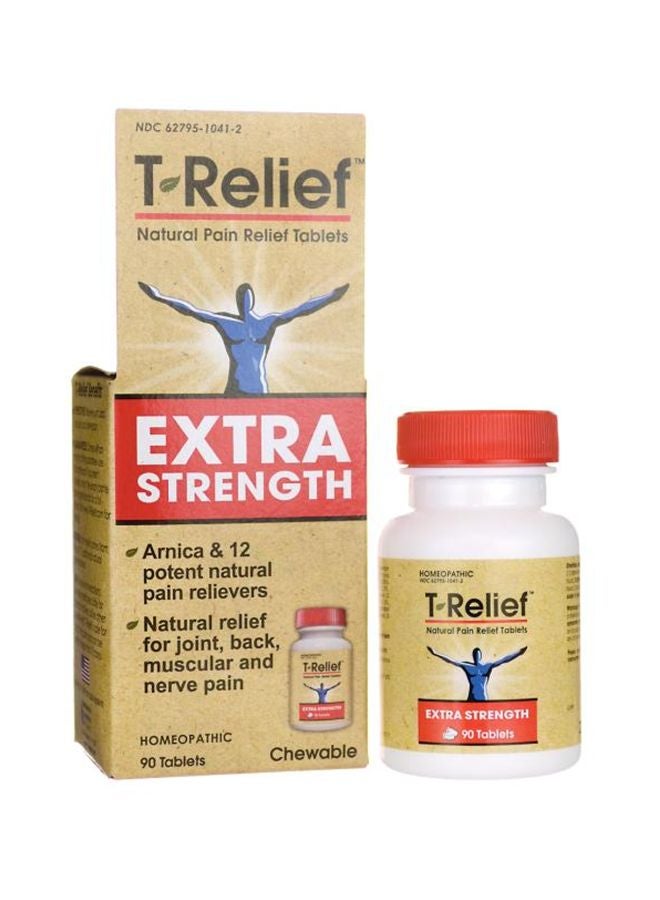 T-Relief Extra Strength Homeopathic Medicine - 90 Tablets