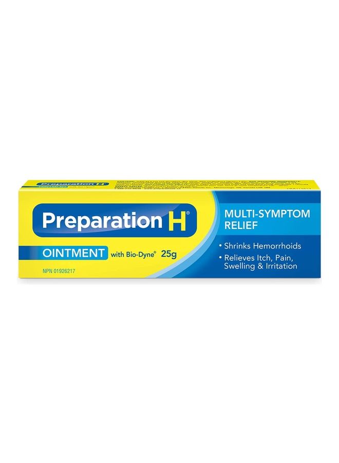 Preparation H Ointment (25 g) with Bio-Dyne, Multi-Symptom Hemorrhoid Pain Relief
