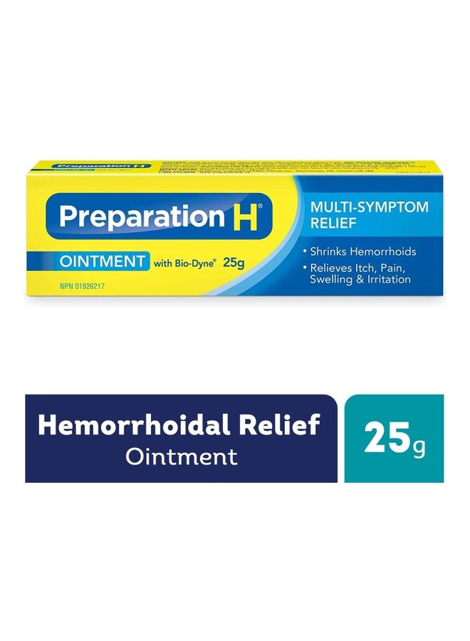 Preparation H Ointment (25 g) with Bio-Dyne, Multi-Symptom Hemorrhoid Pain Relief