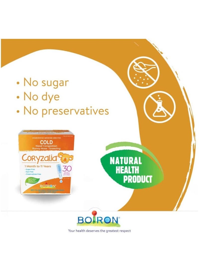 Boiron Childrens Coryzalia Cold 30 x 1 ml doses