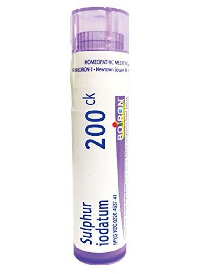 Sulphur Iodatum 200Ck Homeopathic Medicine For Runny Nose 80 Pellets