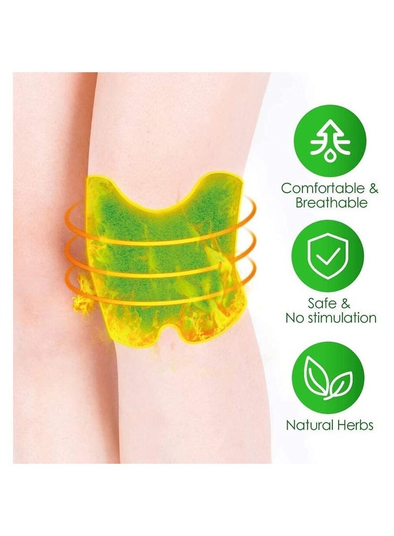 Knee Pain Relieving Patch, Wormwood Extract Sticker, Knee Cervical Plaster for Muscle, Joint Ache, Arthritis Pain Relief, 120 Count