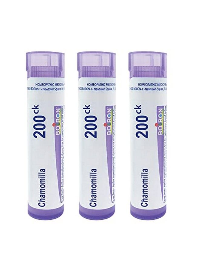 Chamomilla 200Ck To Alleviate Irritability Restlessness And Occasional Sleeplessness At Night Pack Of 3 (240 Pellets)