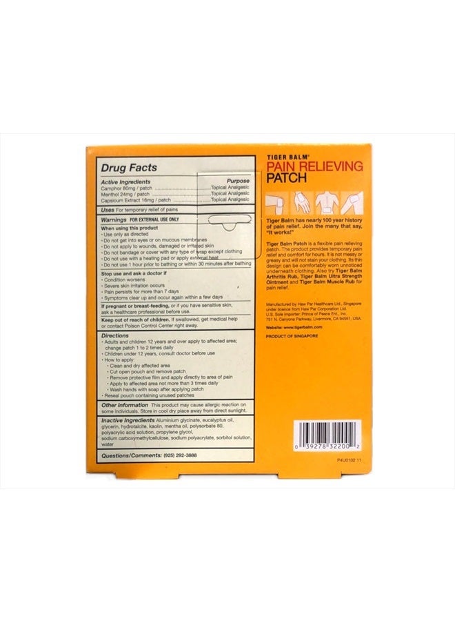 Pain Relieving Patch 5Ct(10 Pack)