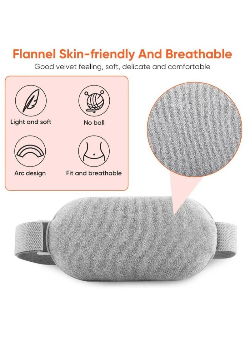 Set of Electric Hot Water Bag – Adjustable 4-Speed Rechargeable Heating Pad for Body Pain and Menstrual Relief, Warm Belt Waistband for Women