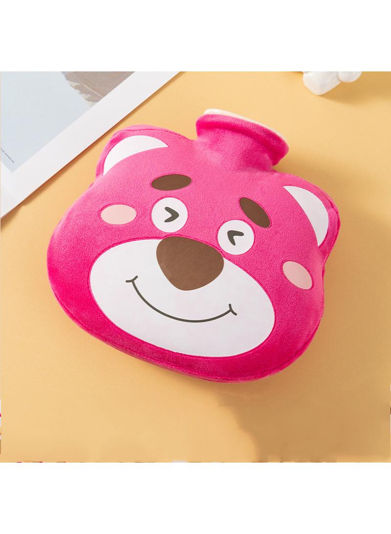 Lovely Animals Warm Water Bag Mini Portable Hot Hand Bag Waterflooding PVC Bag 1300ml