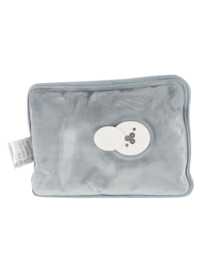 Curious Cat Electric Hot Water Bottle with Soft Cover Rechargable Hot Water Bag for Pain Relief