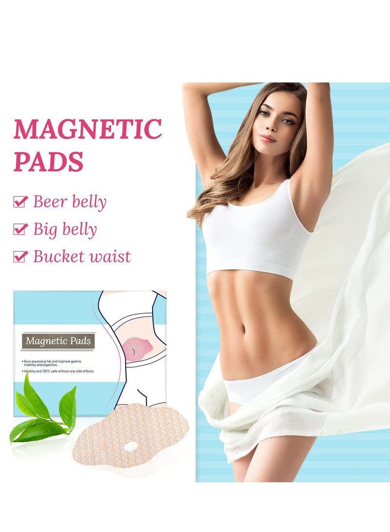 10PCS Contouring Shaping Firming Body Patch, Natural Plant Navel Patch, Fat Burner Slimming Patches