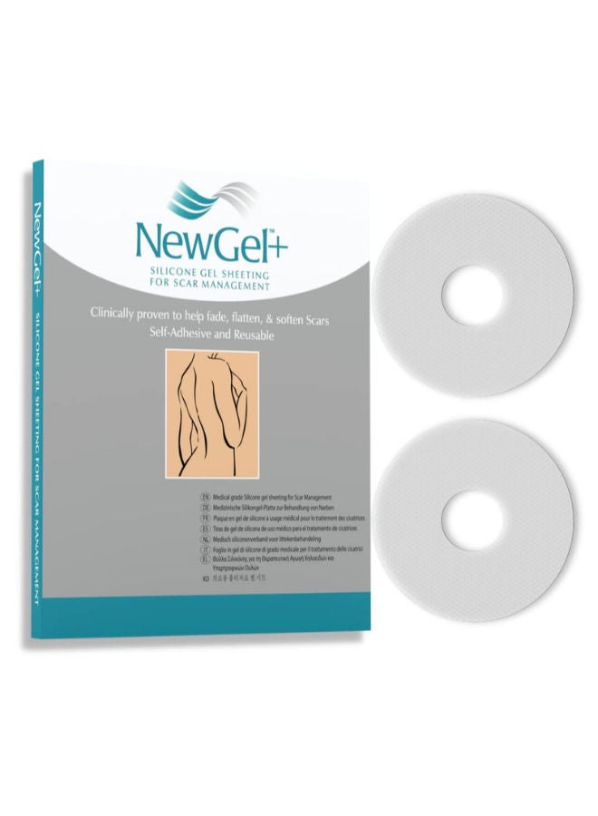 Advanced Silicone Areola Circle Sheets Clear for Breast Scar Treatment