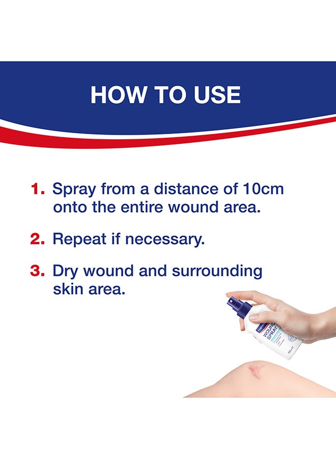 Wound Spray, Antiseptic Wound Cleansing, 100ml