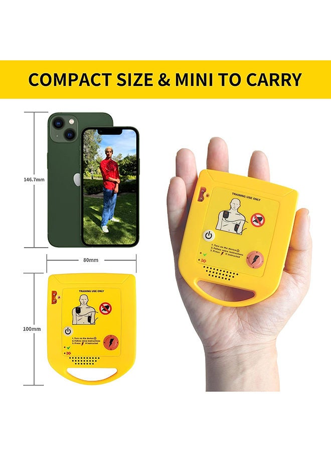 Mini AED Trainer, XFT Portable Essentials AED Training Device For Beginner - XFT-D0009