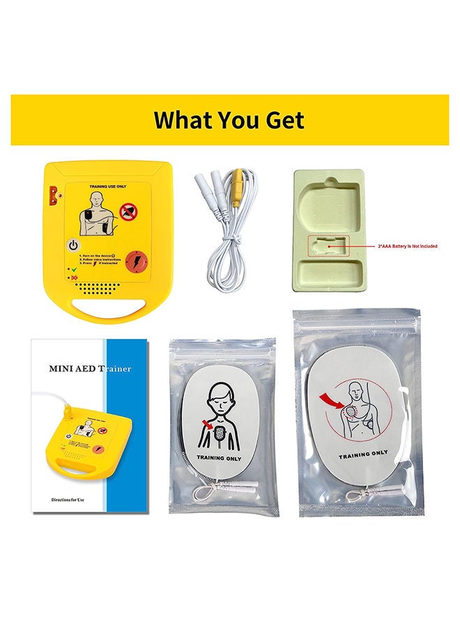 Mini AED Trainer, XFT Portable Essentials AED Training Device For Beginner - XFT-D0009