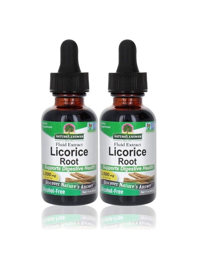 Pack Of 2 Licorice Herbal Supplement 30Ml