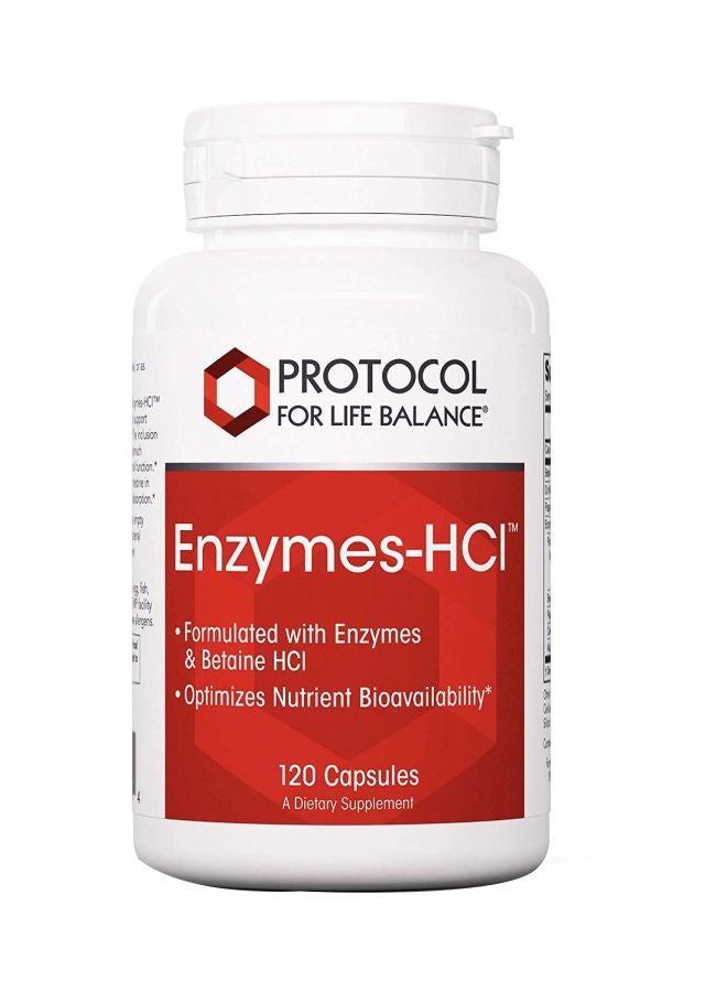 Enzymes-HCl Dietary Supplement - 120 Capsules