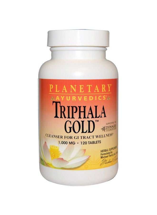 Triphala Gold Dietary Supplement 1000 Mg - 120 Capsules