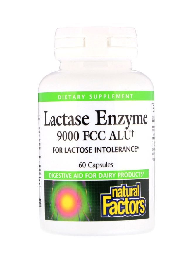 Lactase Enzyme 9000 Fcc Alu Dietary Supplement - 60 Capsules