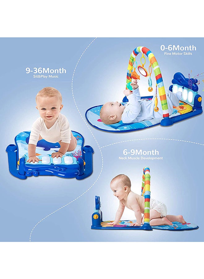 Multicolour Piano Fitness Mat With Music And Light, Upto 12 Months Old Kids 42x75x60cm