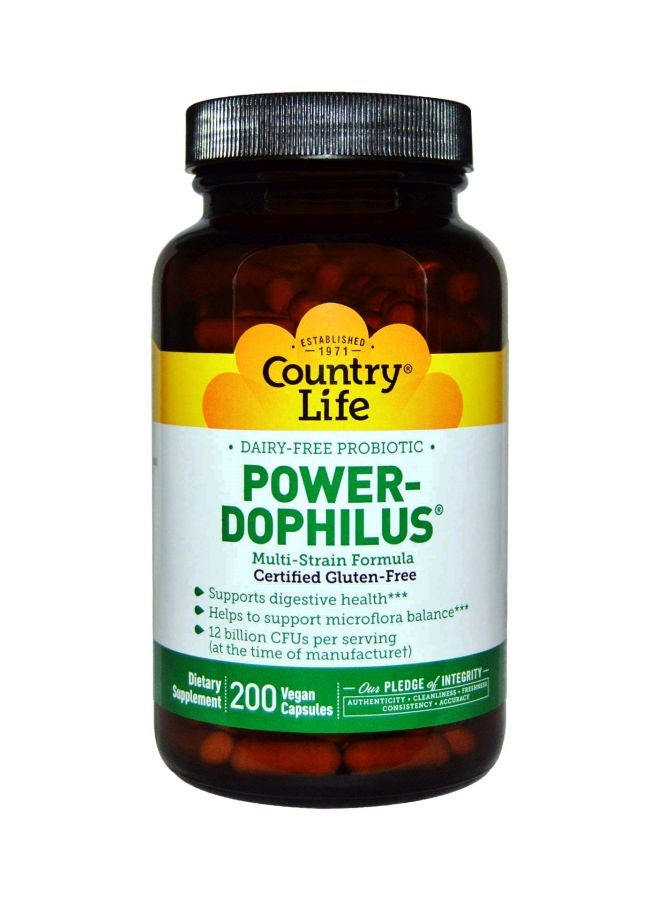 Power-Dophilus Dietary Supplement - 200 Capsules