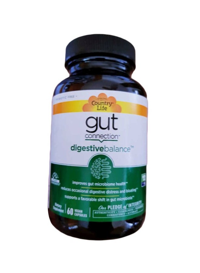 Gut Connection Digestive Balance Dietary Supplement - 60 Vegan Capsules