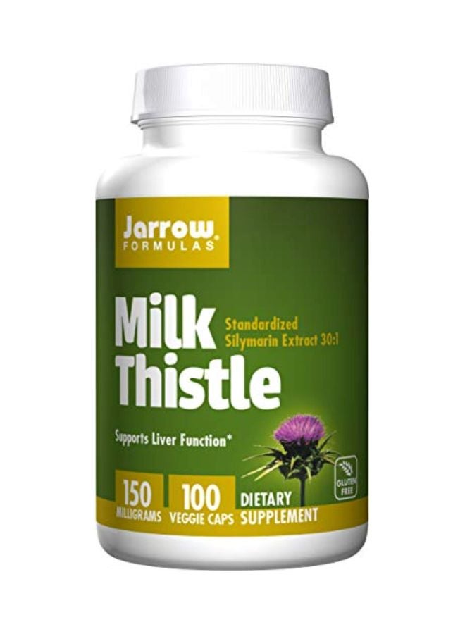 Milk Thistle 150 mg Dietary Supplement - 100 Capsules