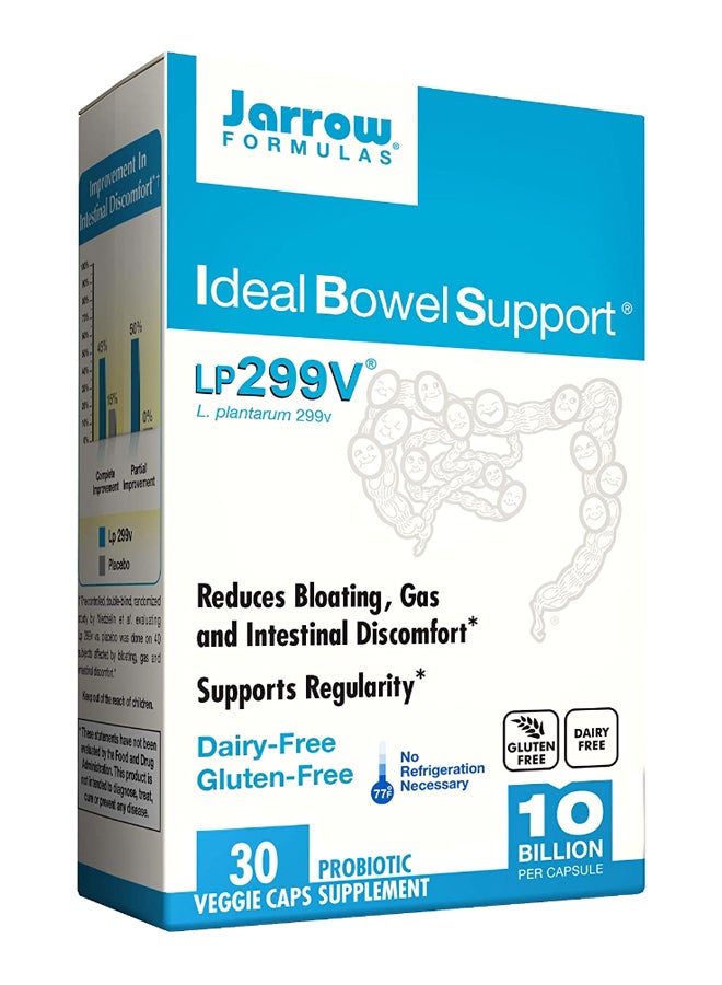 Pack Of 3 Ideal Bowel Support Probiotic Supplement - 30 Capsules