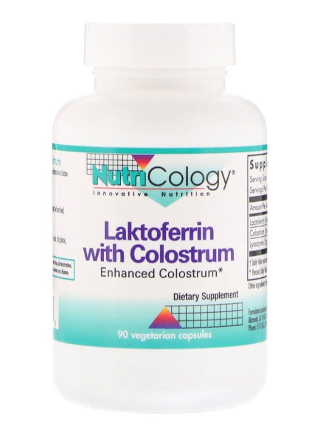 Laktoferrin With Colostrum - 90 Capsules