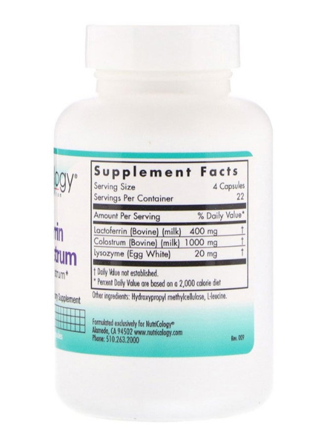 Laktoferrin With Colostrum - 90 Capsules