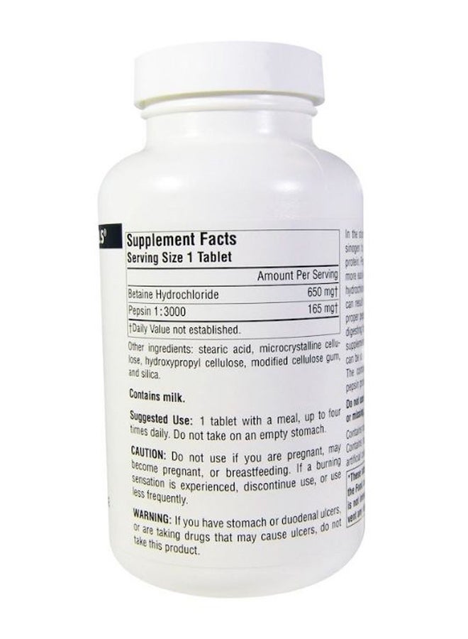 Betaine HCL Digestive Support - 180 Tablets