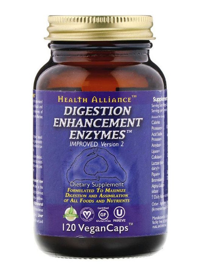 Digestion Enhancement Enzymes - 120 Vegancaps