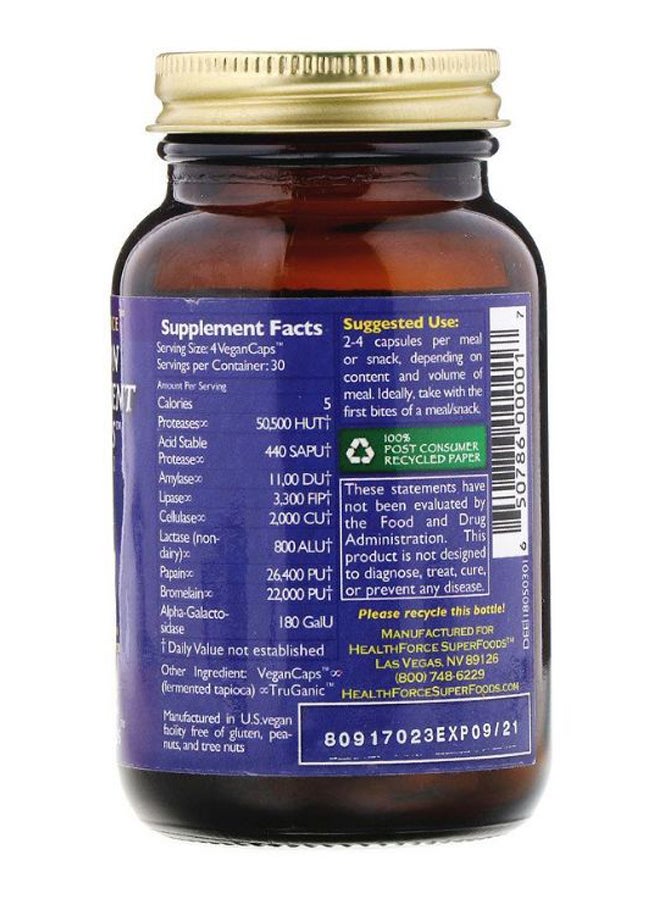 Digestion Enhancement Enzymes - 120 Vegancaps