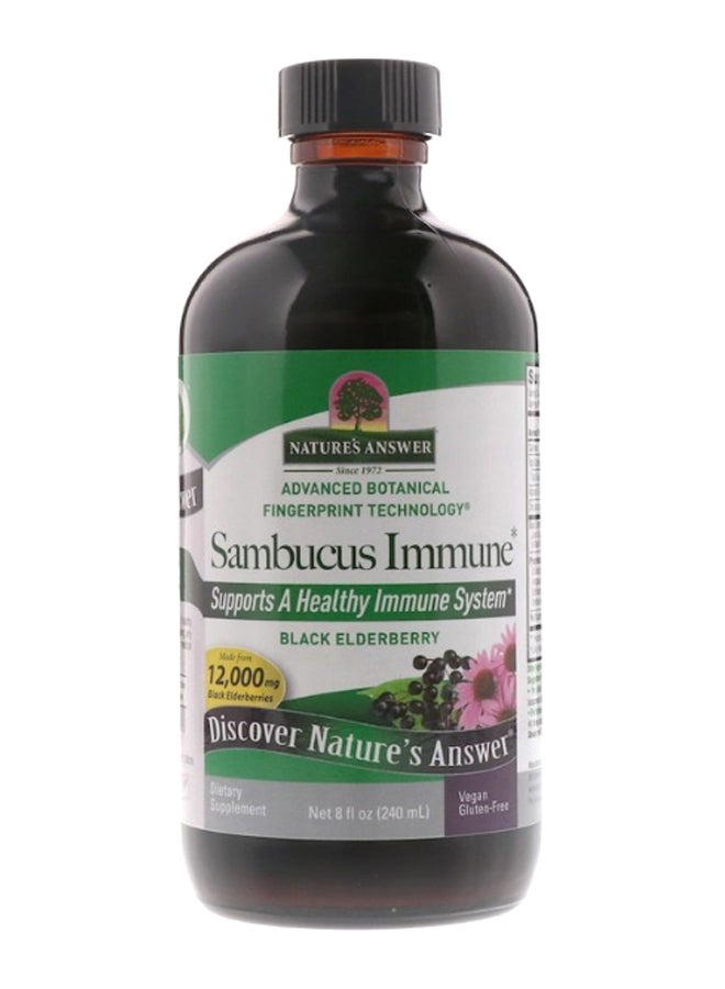 Black Elderberry Sambucus Immune