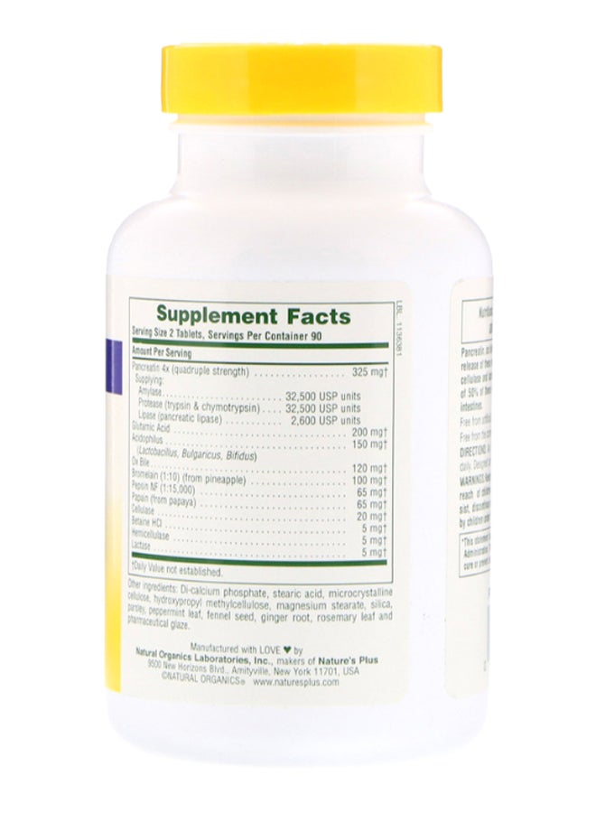 Maximum Strength Ultra-Zyme - 180 Tablets