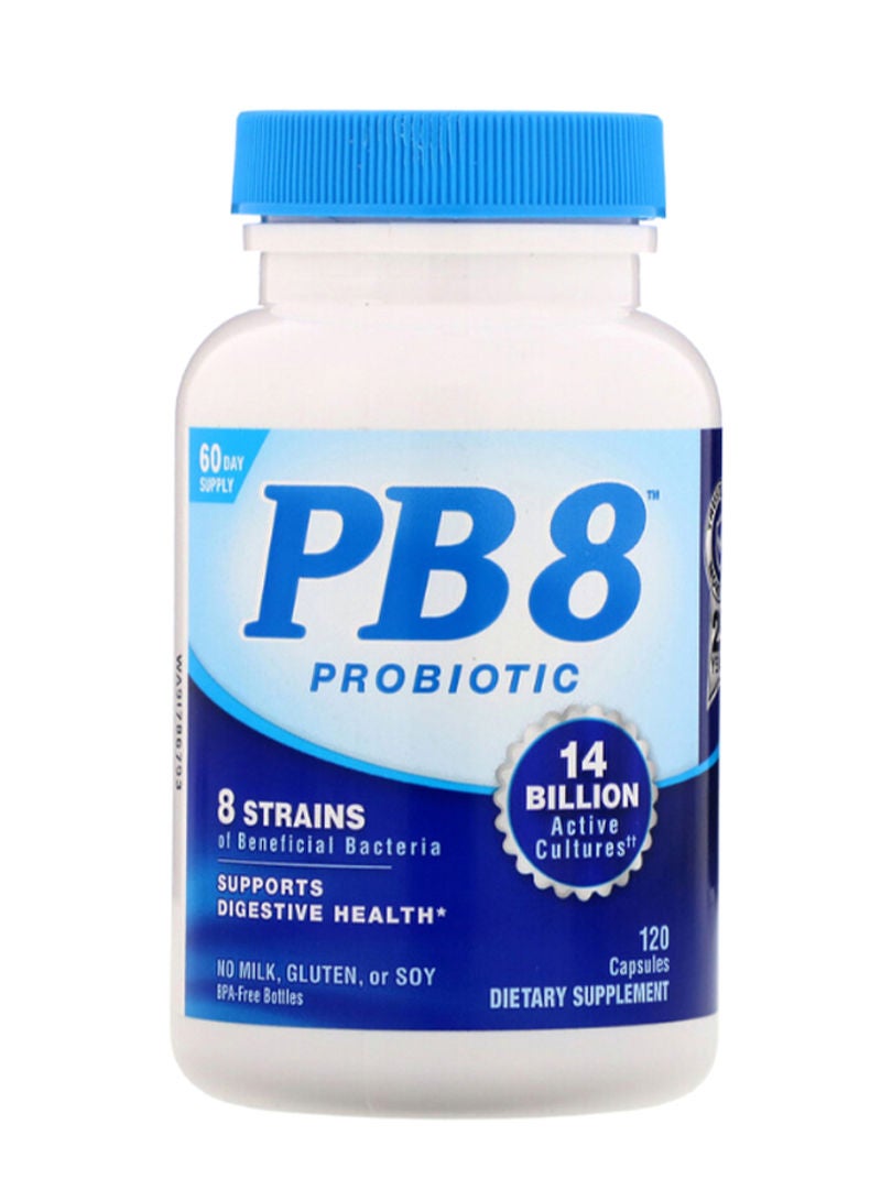 PB8 Probiotic Dietary Supplement - 120 Capsules