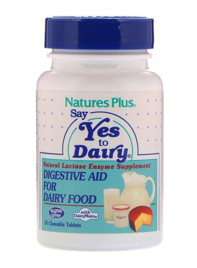 Say Yes To Dairy Digestive Aid - 50 Chewable Tablets