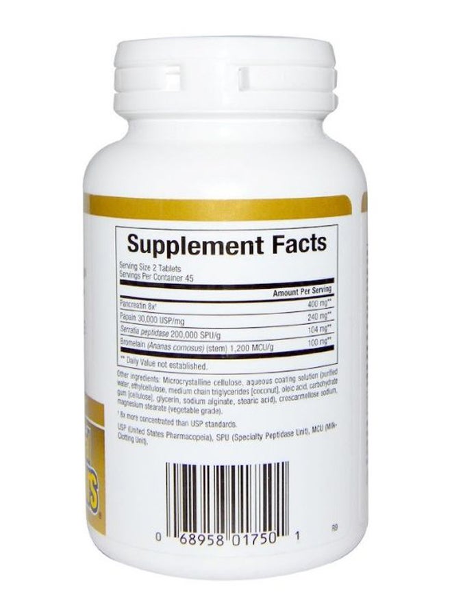 Double Strength Zymactive Systemic Enzyme Support - 90 Tablets