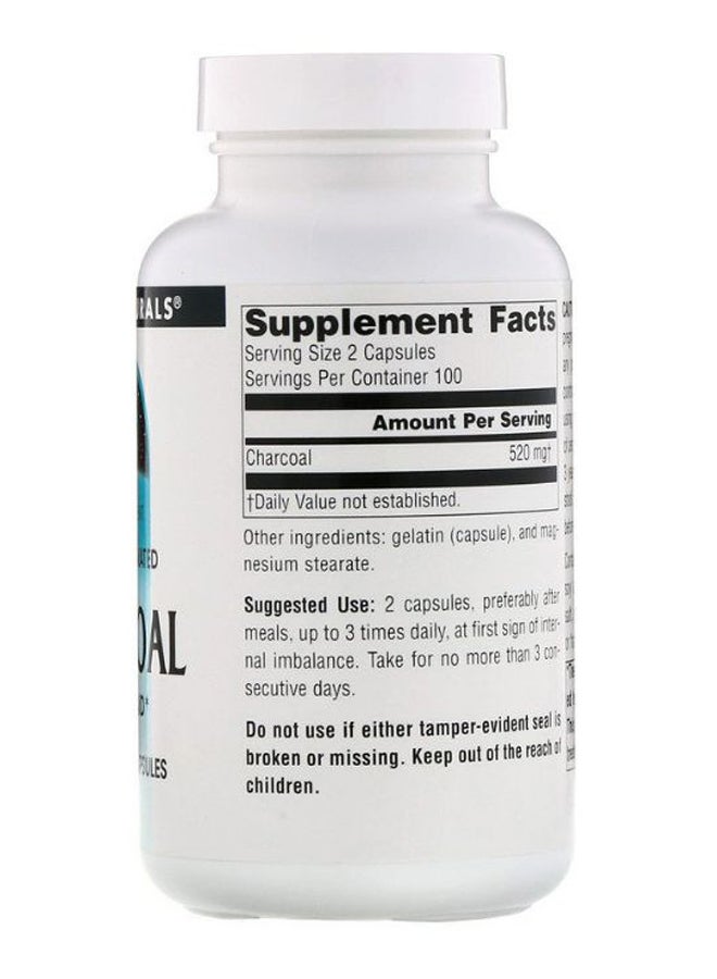Charcoal Digestive Aid - 200 Capsules