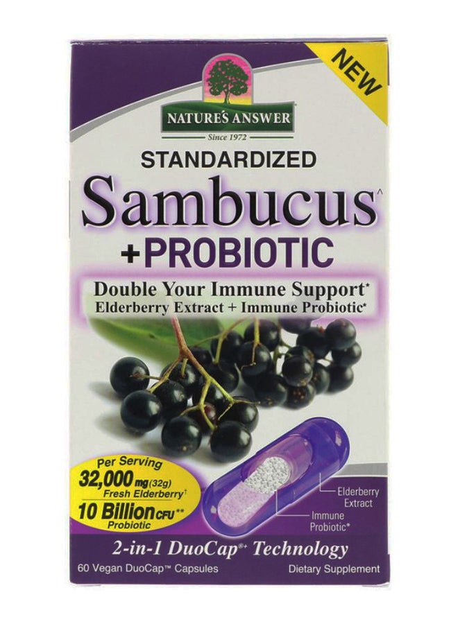 Sambucus Plus Probiotic - 60 Capsules