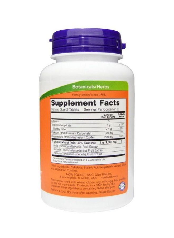 Triphala Dietary Supplement - 120 Tablets