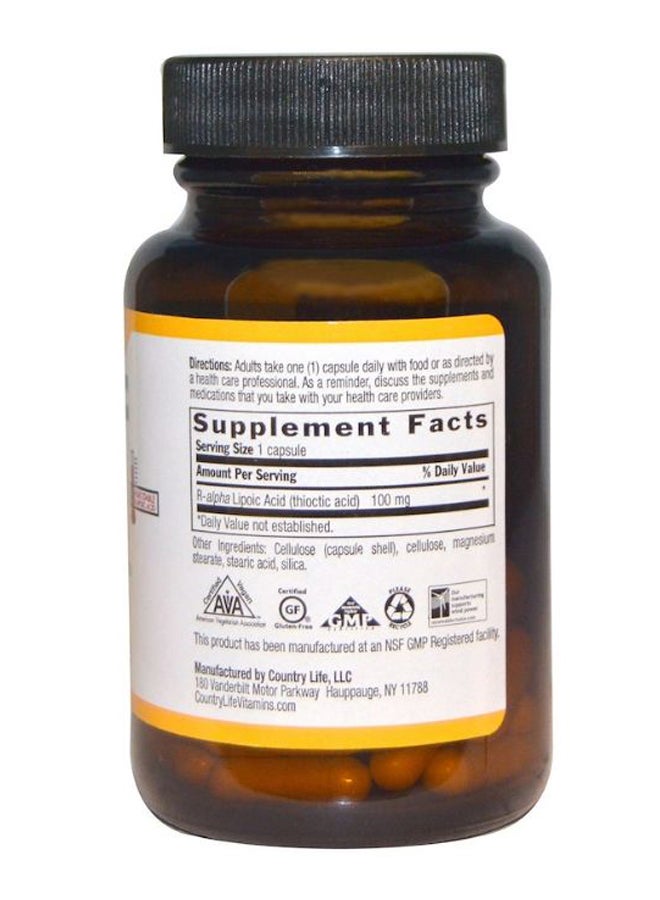 R-Lipoic Acid - 60 Vegetarian Capsules