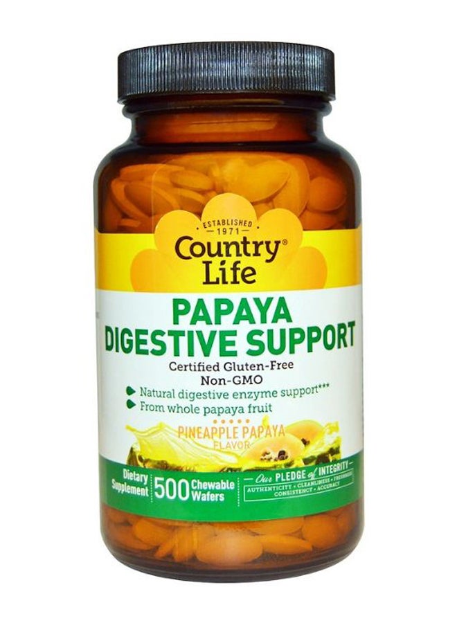 Papaya Digestive Support - 500 Chewable Wafers