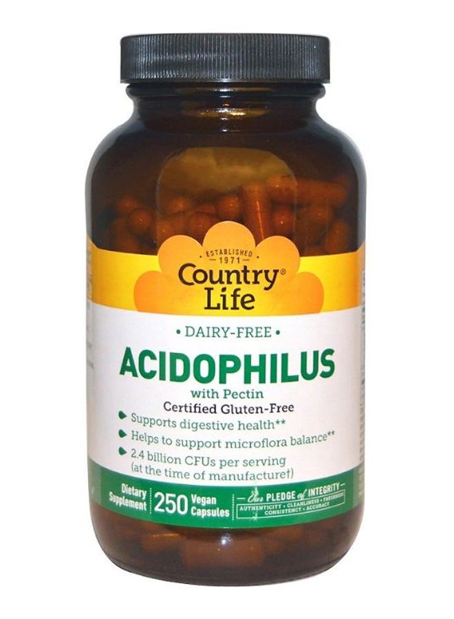 Acidophilus With Pectin - 250 Vegan Capsules