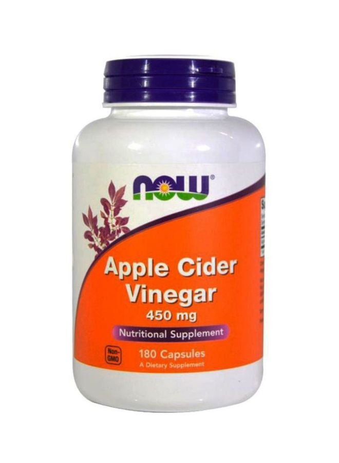 Apple Cider Vinegar Dietary Supplement - 180 Capsules