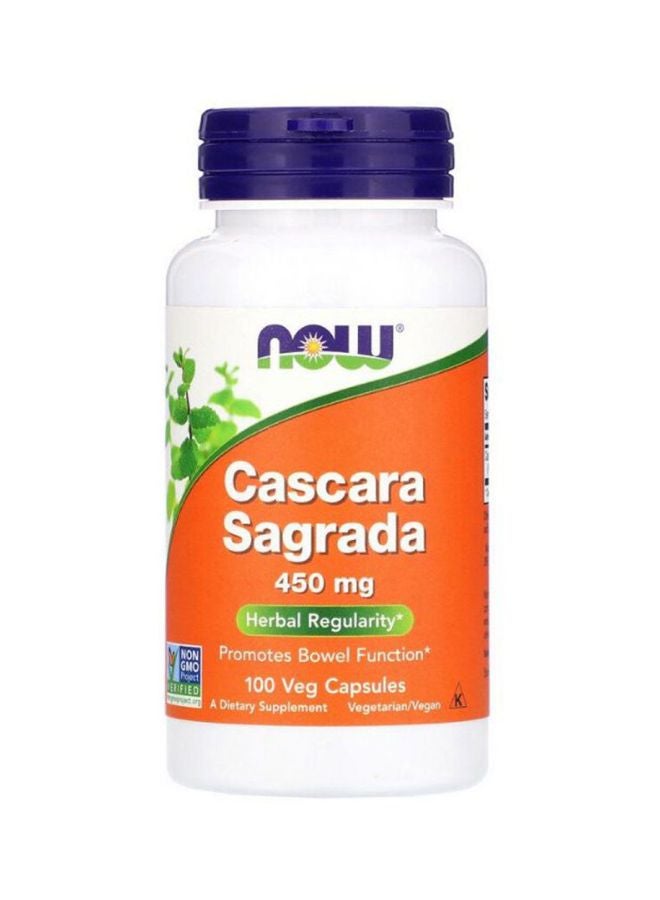 Cascara Sagrada Dietary Supplement - 100 Capsules