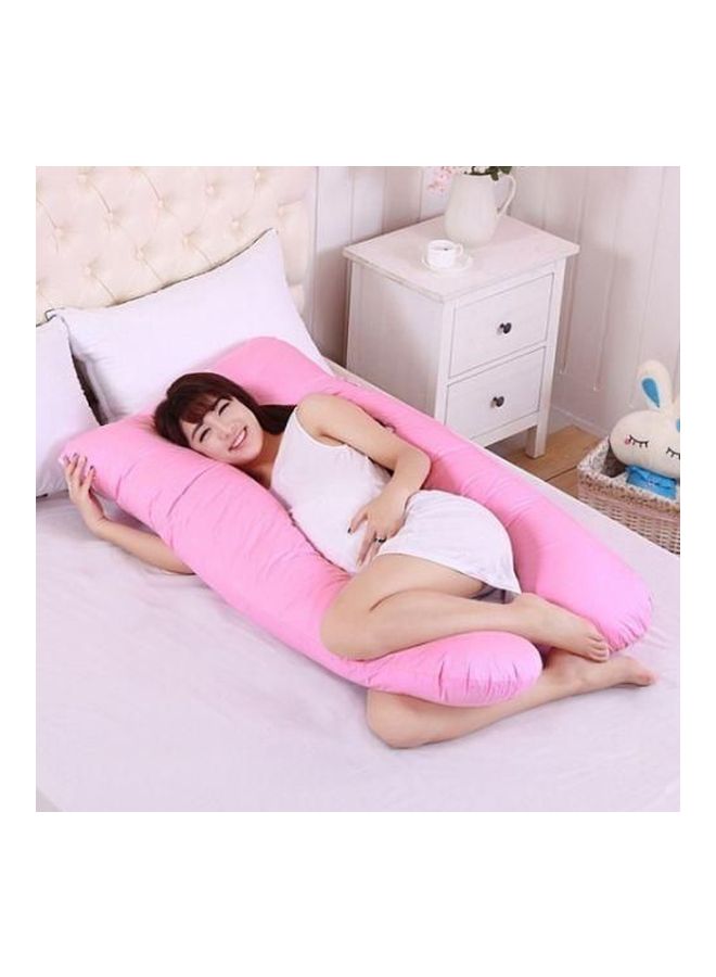 Maternity Pillow Cotton Pink 120x80cm