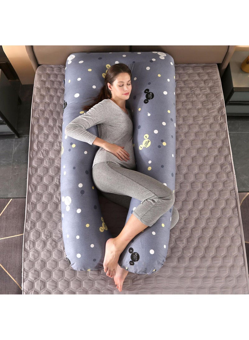 U-Shaped Full Body Pregnancy Cotton Pillow 80x155cm