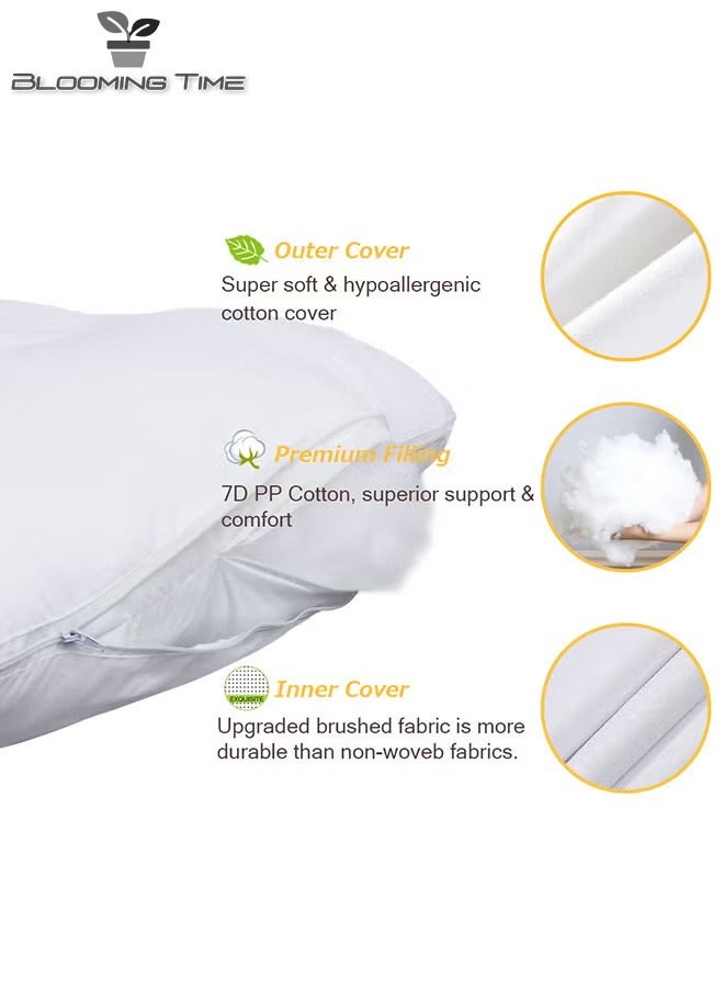 Pregnant Woman U Shaped Pillow To Support Waist Side Sleep Side Lying Abdominal Support   White  130 X 70cm