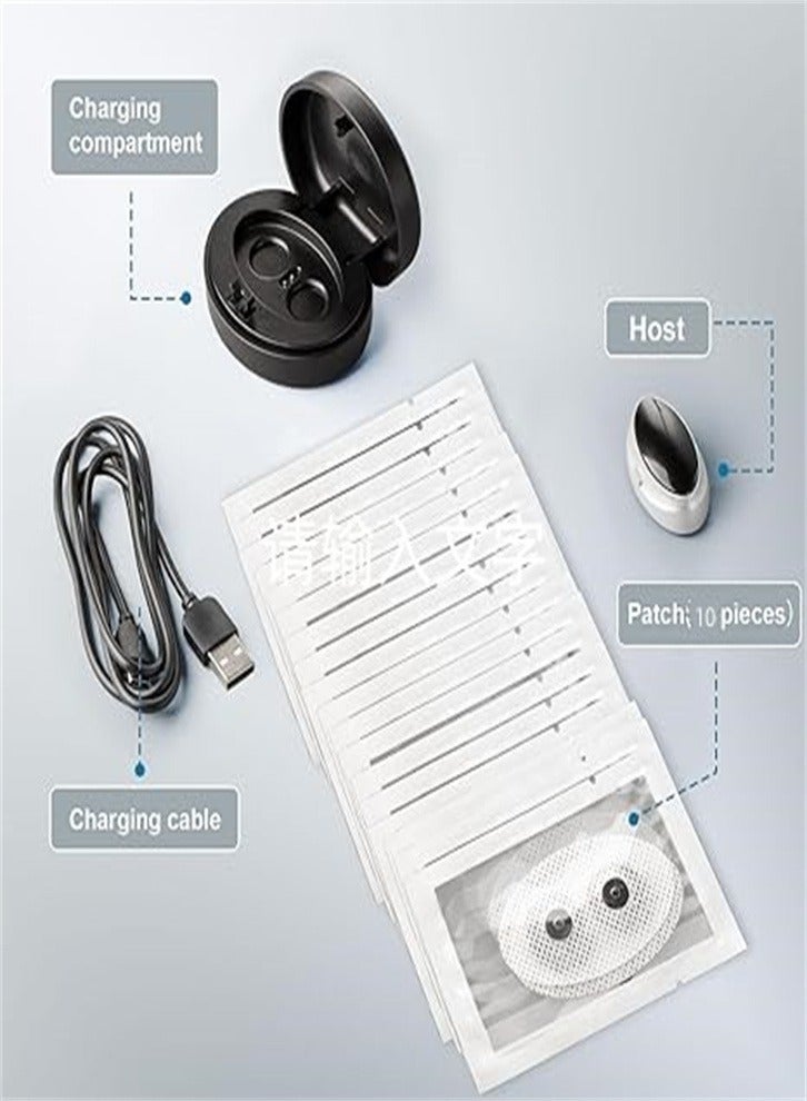 Anti-snoring device, stop snoring device, snoring solution, smart throat massager, better nose breathing smart home remedies, USB rechargeable, suitable for improving the quality of sleep